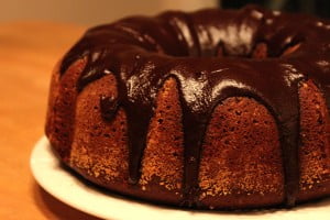 Тиквен кейк с шоколадова заливка