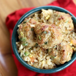 asian meatballs turkey