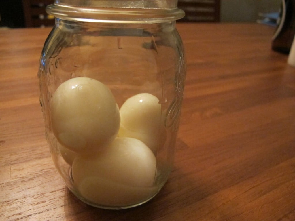 eggs in jar