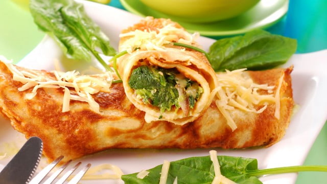 Спаначени палачинки 1 спаначени палачинки