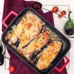 Папуцакя или още пълнени патладжани с кайма и сос Бешамел