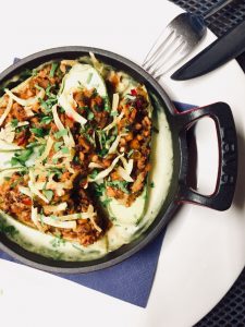 Нашите клиенти 48 Пълнени туквички с слънчогледов протеин и сос Бешамел