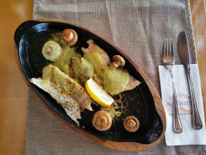 бяла риба на фурна с гъби и сос лимончело бяла риба на фурна с гъби и сос лимончело