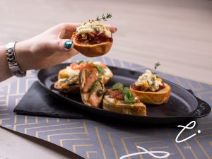 домашно приготвени брускети...